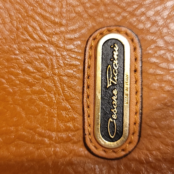 Authentic Cesare Paciotti double-stitched leather bag - Picture 13 of 13